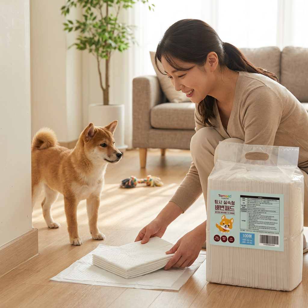 탐사 실속형 배변패드 리뷰: 6,190원으로 부담 줄이는 가성비 배변패드 선택 이미지 2