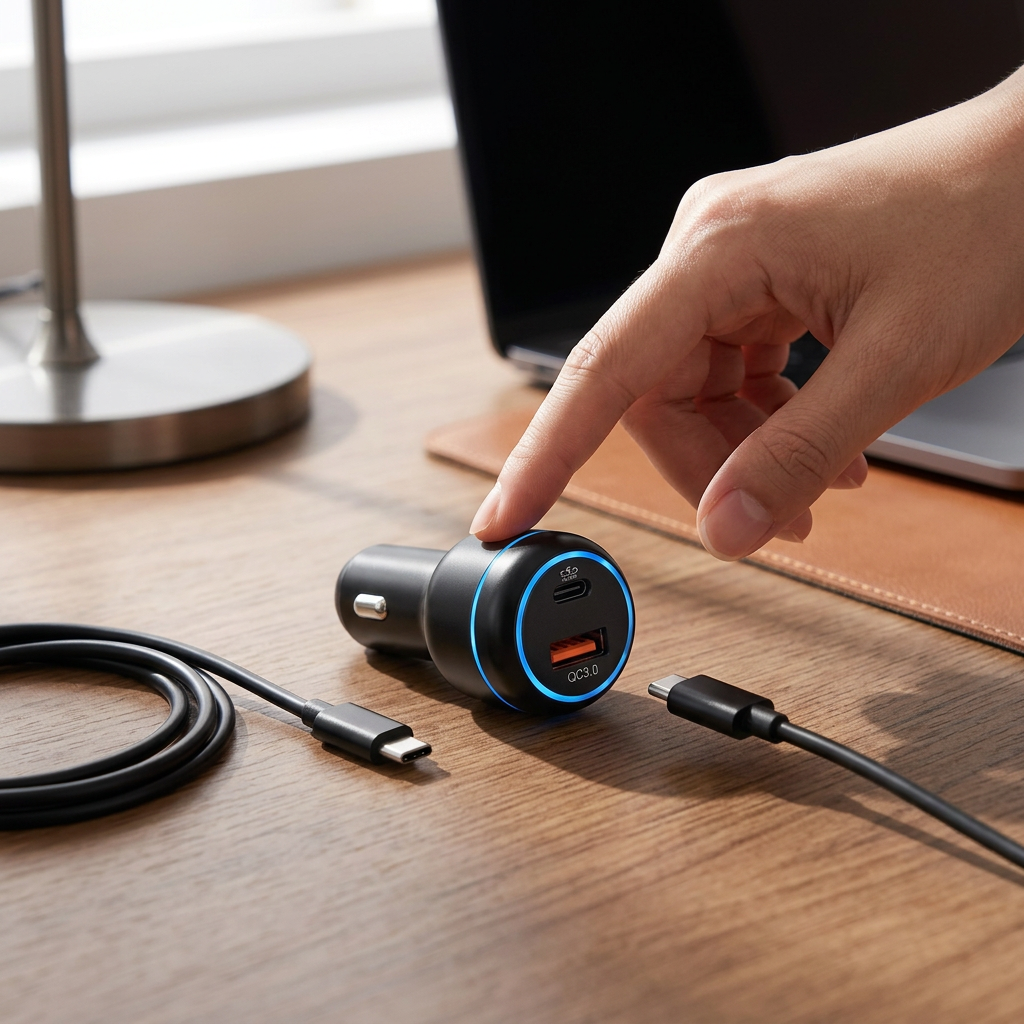 홈플래닛 PD 3.0 48W 2포트 차량용 시거잭 고속 충전기 후기: C to C 케이블 포함 가성비 끝판왕 이미지 3