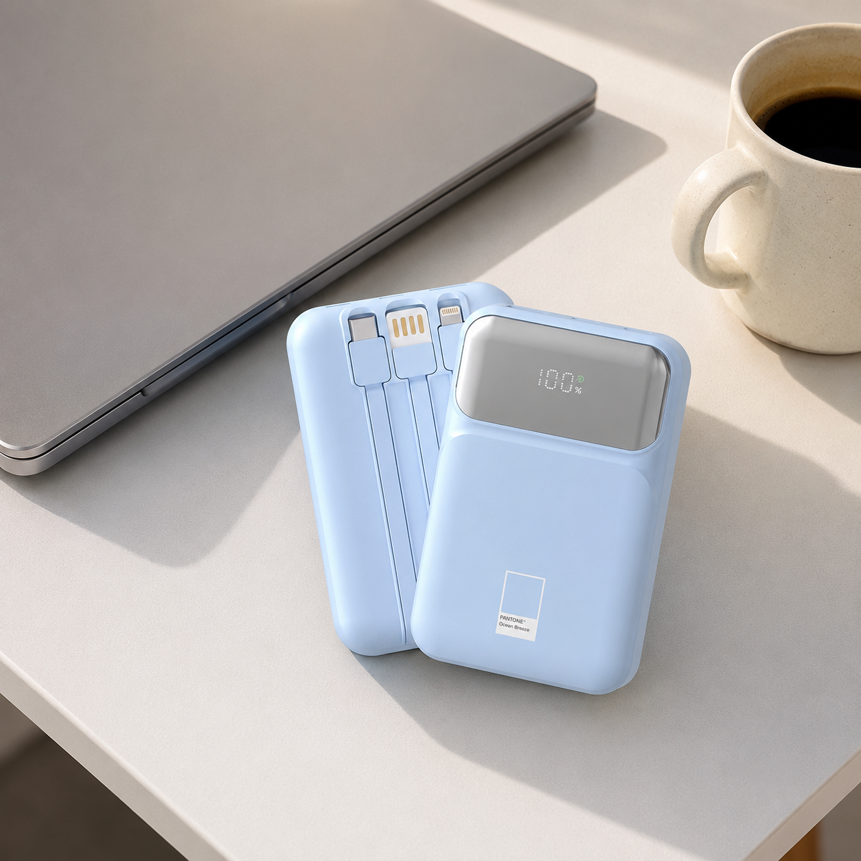 가성비와 편리함을 더한 팬톤 22.5W 초고속 충전 일체형 미러 보조배터리 10000mAh PGB-20 솔직 후기 이미지 3